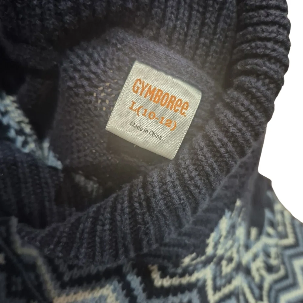Gymboree Blue Patterned Sweater